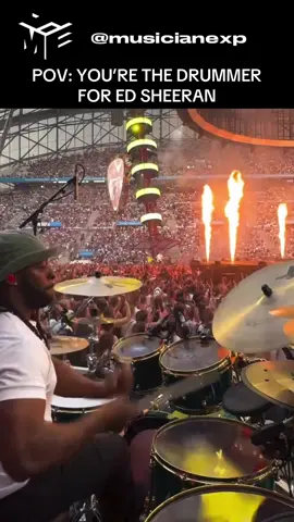POV: You’re the drummer of Ed Sheeran 🥁🔥🔥🔥 Dexter Hercules is crushing this!   #edsheeran #drummer #pov #drumcam #drummersoftiktok #musiciansoftiktok 