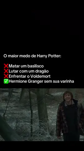 Confesso que também teria medo KKKKK  #hermionegranger #brava #vaiprofycaramba #saga #harrypotter #ilove #foryoupage #hogwarts #magia #