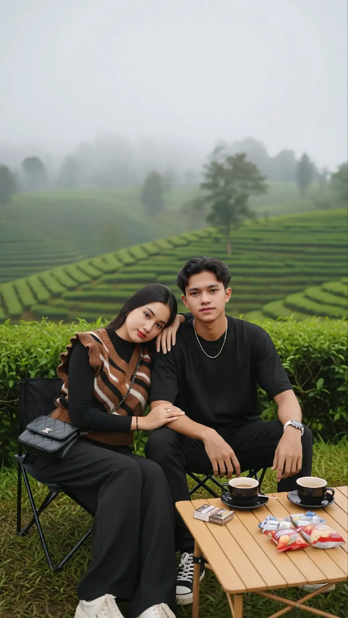 Cara Membuat : Buka aplikasi chatGPT Unggah foto Masukan prompt  Opsional: Jika wajah tidak mirip, simpan terlebih dahulu hasil foto dari ChatGPT, kemudian buka aplikasi face swap ai pilih opsi MULTIPLE FACE SWAP Upload foto hasil yang telah didownload, pilih wajah masing-masing yang akan disesuaikan dan download hasilnya. #openai  #chatgpt  #texttoimage  #faceswap  #fotoswap  #2000s  #foryoupage  #lisablakpink  #london  #indonesia   #trend  #fyp  #blackpink  #AIVisual #ArielTatum #davinakaramoy #chatgpt #fyp