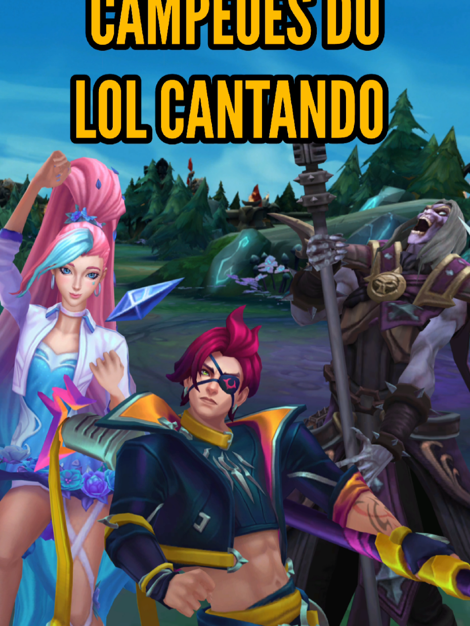 Os campeões do lol tem um gosto musical bem diverso 🎶 #leagueoflegends #lolbr #wildrift 