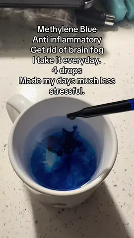 Methylene Blue supplement for brain fog and cognition. I take it everyday. Being a business owner comes with plenty of mental strain and anxiety. I use this to aliviate it and to push through and crush my goals daily! #supplements #methyleneblue #nootropicsupplements #brainfog #holistichealth #empowerment #trending #foryoupage 
