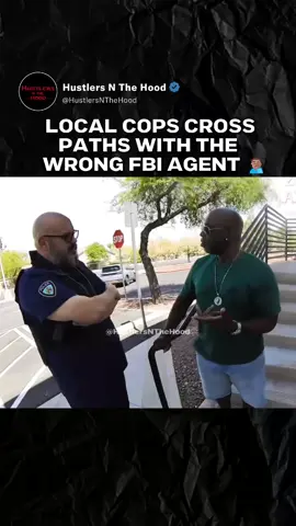 He had to flash the badge twice. Still ain’t believe him. SMH. #HustlersNTheHood #motivationalspeaker #motivationalvideo #realtalkreels