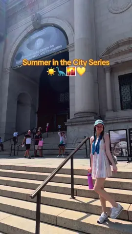 Summer in the City Series: beating the heat edition 🔥 #nyc #nycspots #naturalhistorymuseum #saltandstraw #wicked #theatrevlogger #fyp #relatable #microinfluencer #nycsummer 