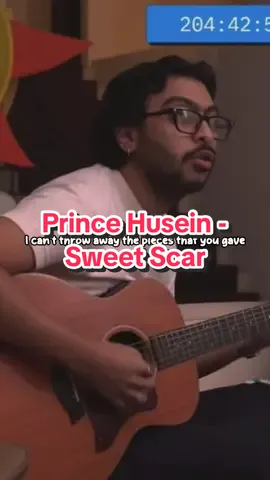 Sweet Scar #wierdgenius #princehusein #acoustic #live #marapthon2 #day8 #yb #music #fyp #viral 