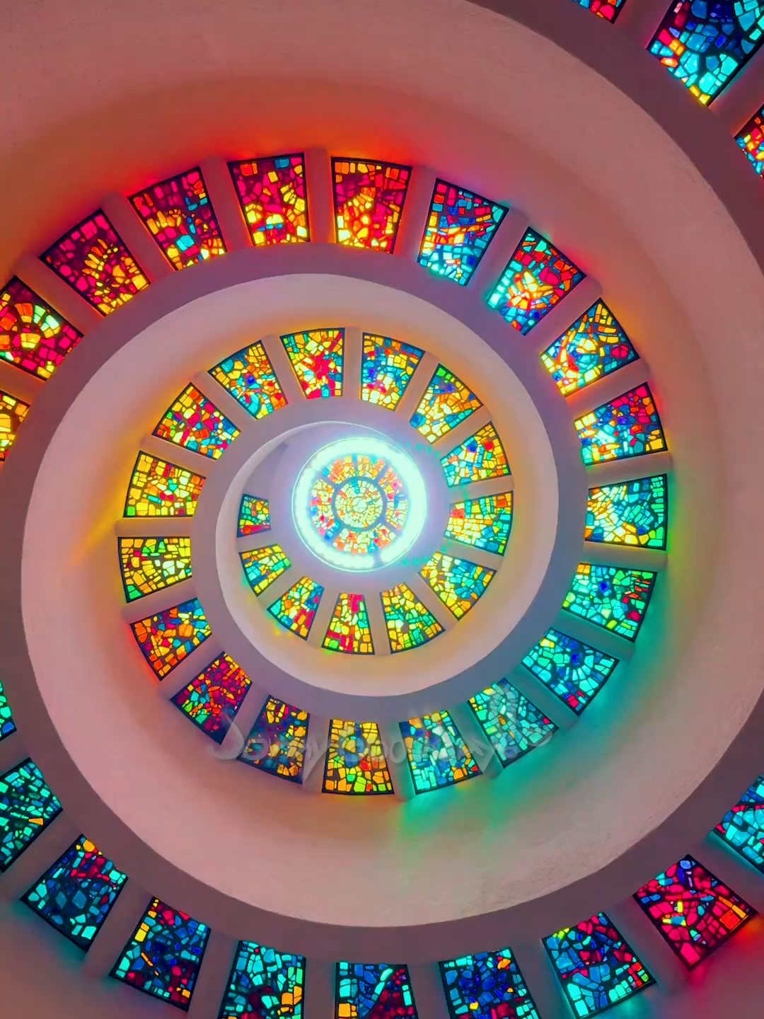 Spiral of Gratitude | Dallas’s Hidden Oasis at Thanksgiving Square. Tucked between the glass towers of downtown Dallas is a sunken garden, a whispering waterfall, and a spiral chapel lit by one of the world’s largest stained glass ceilings. Thanksgiving Square opened in 1976 as an inter faith monument to gratitude, designed by architect Philip Johnson and glass artist Gabriel Loire. In five minutes we trace its 1960s vision, the sunken-garden design that mutes city noise, the physics-defying “Glory Window,” and the Square’s ongoing plans to link with Dallas’s newest green corridors. Stick around to the end to hear an original track created with suno, “Glass Spiral Grace,” written just for this film. #fyp #Dallas #ThanksgivingSquare #HiddenGems #ArchitectureTok #TravelTok #UrbanOasis #SpiralChapel #StainedGlass #TexasLife