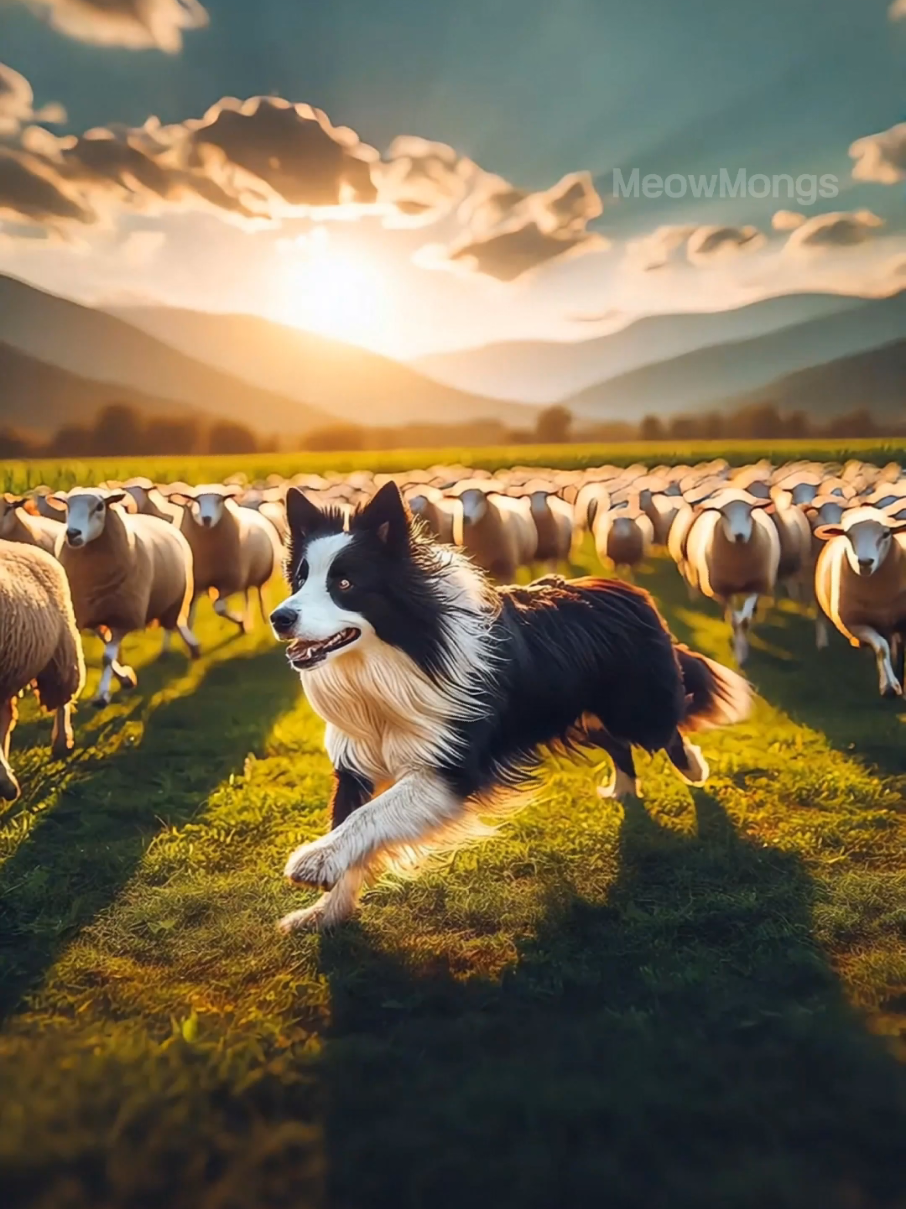 The Brave Border Collie and the Kitten #cat #story #animals #animation 