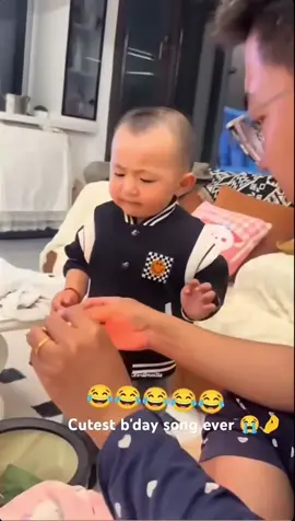 Cutest b’day song ever ❤️😂🥳🤣#funnyvideo #funnymoments #comedia #childhood 