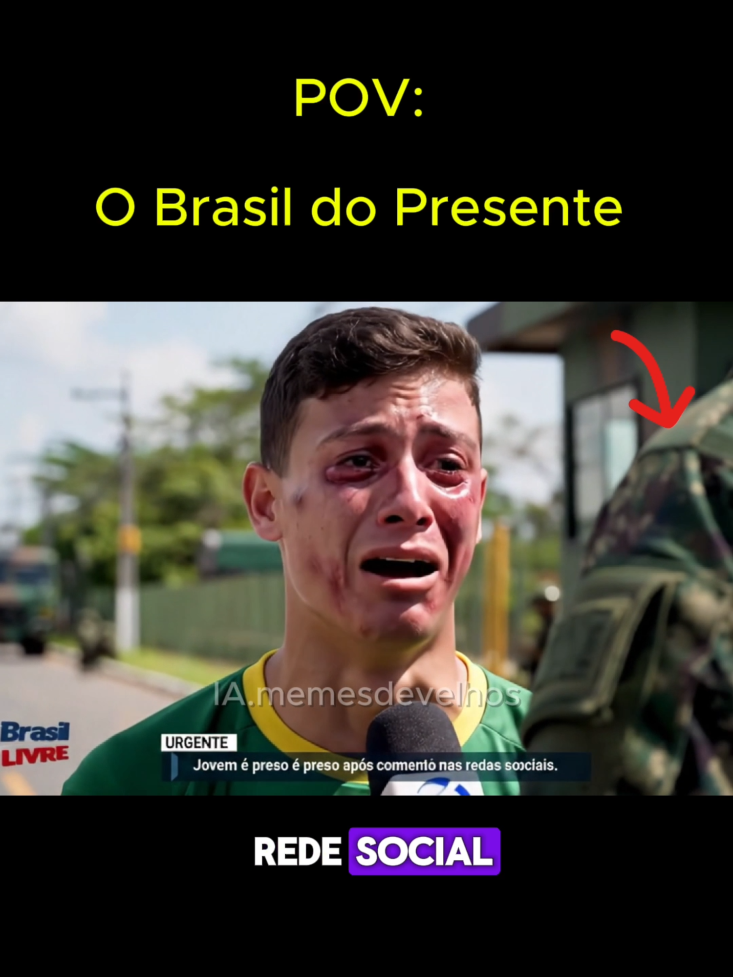 POV: O Brasil do presente ! 😒✅ #lula #bolsonaro #ia #veo3