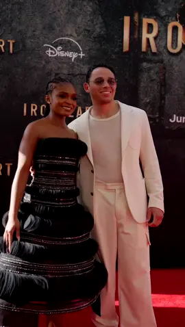 Riri Williams x Parker Robbins 💥 #DominiqueThorne and #AnthonyRamos light up the #Ironheart premiere.  Watch the first three episodes this Tuesday on @Disney+. 