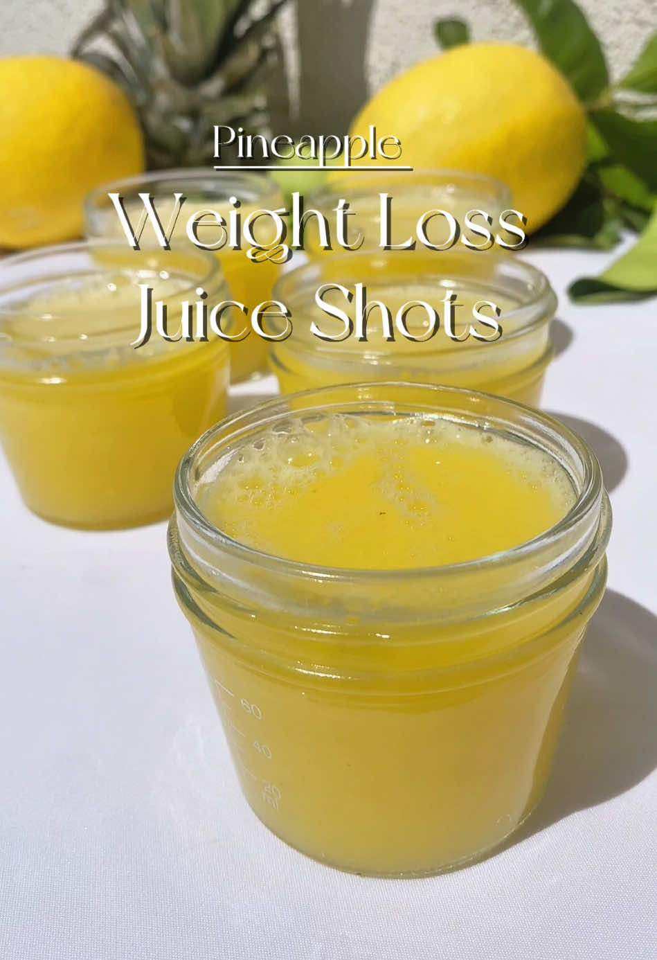 This pineapple weight loss shot is one of the most effective I’ve made 🍍✨ It’s the kind of juice that makes you feel lighter in minutes — you know the ones? The ones you keep coming back to. I’ve tested so many recipes, and this one is one of the few that actually makes a difference. 💛 Pineapple – helps with digestion, inflammation, and that “heavy” feeling 🍏 Green apple – curbs cravings + adds fiber 🍋 Lemon – alkalizes and supports the liver 🧡 Ginger – boosts metabolism + improves gut function 🍯 Honey – natural antibacterial properties + balances blood sugar 🔥 Cayenne – stimulates fat burning and circulation I love taking this first thing in the morning or before a workout. It gives you a clean boost of energy, supports your gut, and actually makes your skin glow (thank you vitamin C ✨). And the taste? Sweet, tangy, and spicy in the best way. If you’re trying to lose weight, reduce bloat, or get back on track — save this one. I made it easy to stick with, and I know you’ll feel the difference 🌿 More recipes like this is in my $4.99 juice guide (linked in bio). If you’re ready to stop guessing and start feeling better, it’s a good place to start 🤍 — #weightlossjuice #pineapplejuice #gingershots #digestivehealth #bloatrelief #juicingforhealth #metabolismboost #wellnessroutine #antiinflammatory #greenshots #naturalremedies #guthealthmatters #slimdownjuice #glowingskinfromwithin #CapCut 