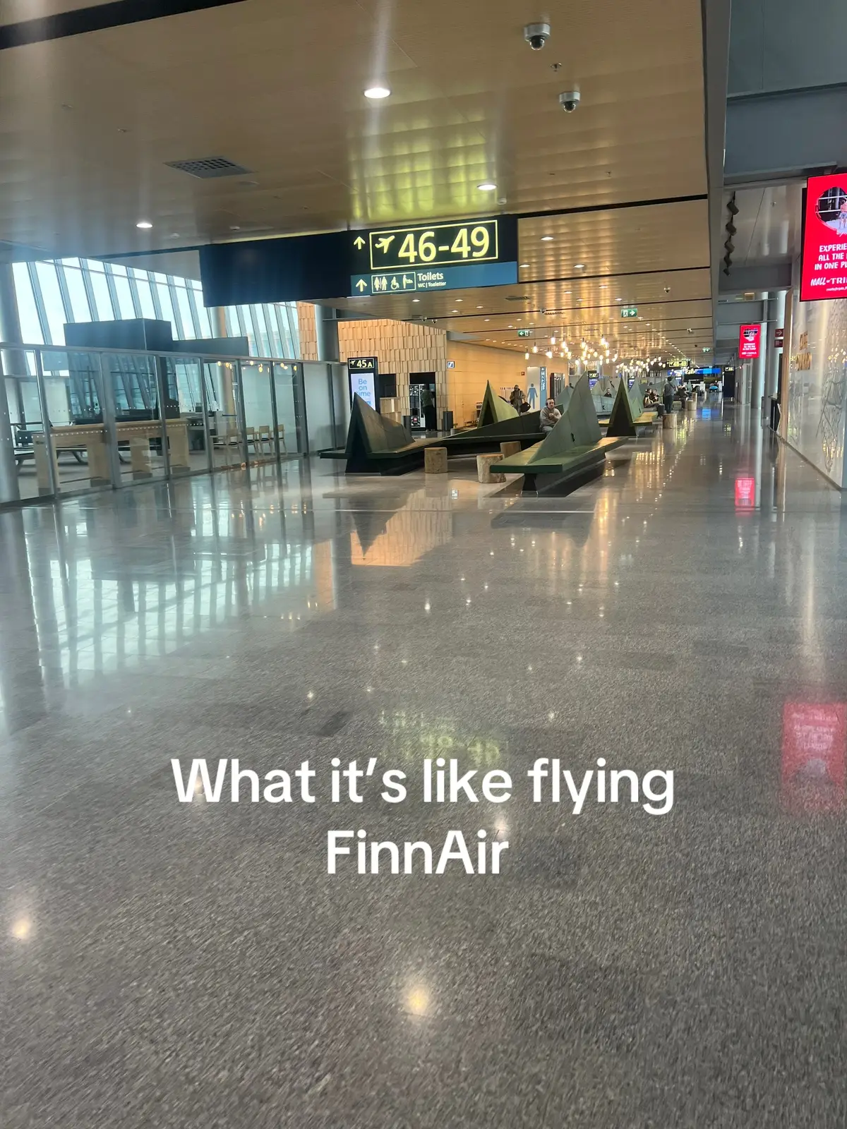 #finnair #helsinkifinland #airlineexperience #solotravel #fyp #watchthis 