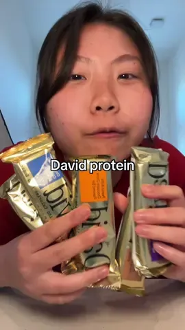 these @David Protein be tasting like a whole dessert 😌 #davidprotein #davidproteinbars 