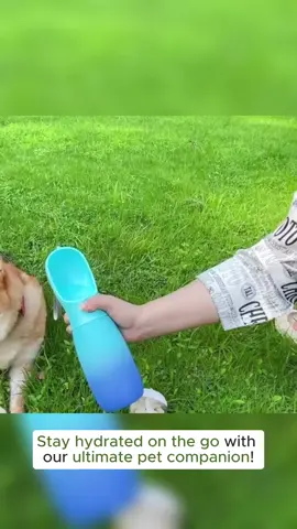 2-in-1 Portable Dog Water Bottle - High Temperature Resistant, Convenient for Walking, Hiking & Traveling, 19 Ounces, Silicone Design - Feeder, Feeding #waterbottle #waterbottles #petwaterfountain #bestwaterbottle #dogwaterfountain #insulatedwaterbottle #toddlerwaterbottle #dogwaterbottle #waterbottleset #dogwaterbowl