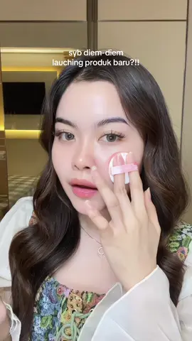 my fav blush on! fresh makeup look💗 #blushcushion #sybofficial 