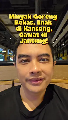 Minyak Goreng Bekas, Enak di Kantong, Gawat di Jantung #drerta #klinikkiera #edukasikesehatan #hidupsehat #pembuluhdarahsehat @Klinik Utama Kiera 