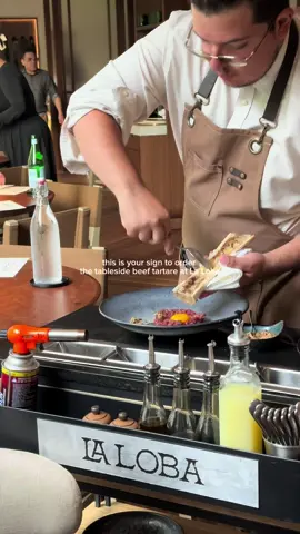 The beef tartare deserved its own shoutout @1 Hotels  📍La Loba  #southlakeunion #seattlefood #seattlerestaurant #seattleeats 