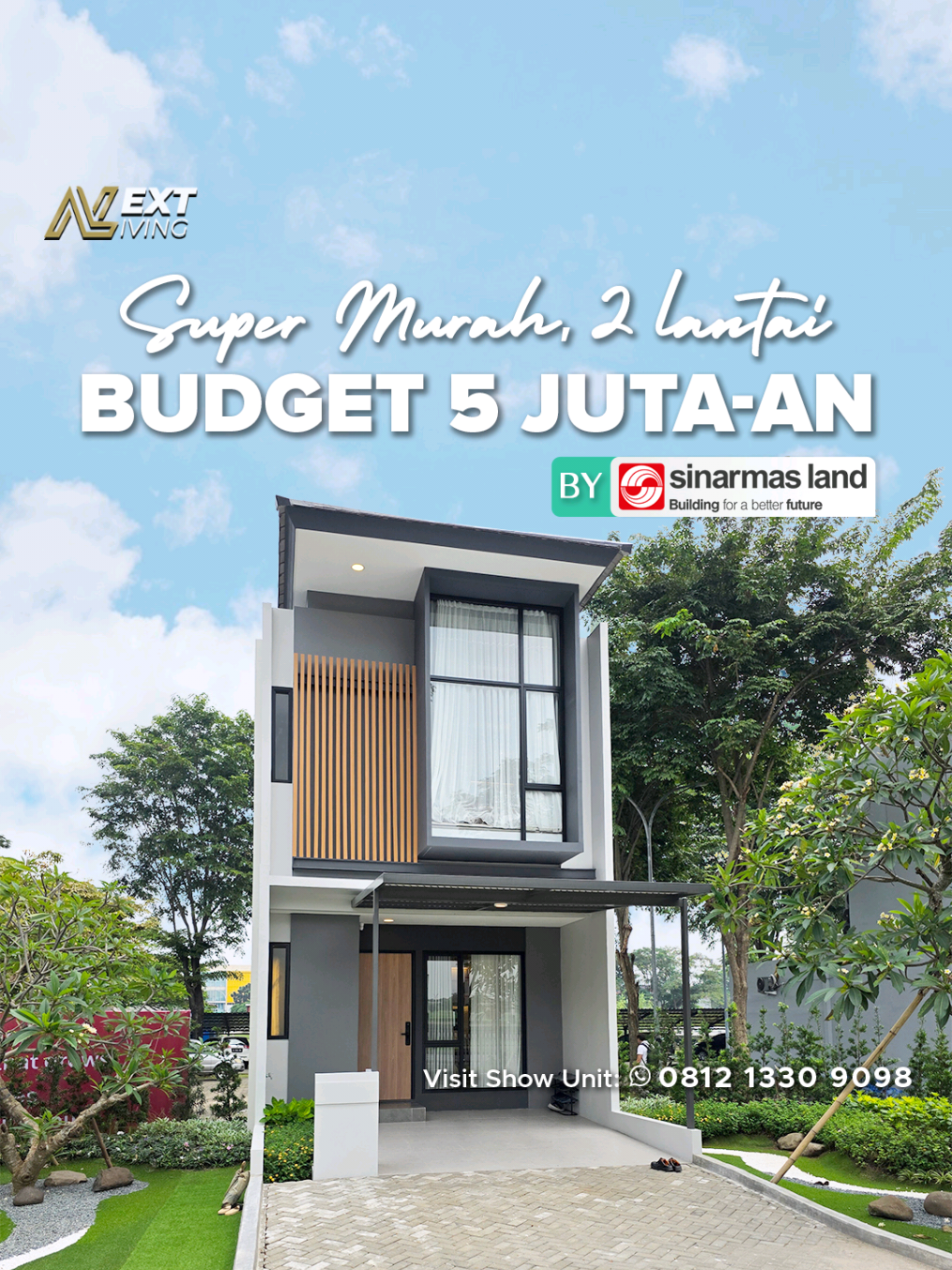 NEW LAUNCHING lagi, Termurah Hanya 5 Jutaan!
 🏘 4 Kamar Tidur
 
 🏅 DP 0%
 🏅 FREE Biaya KPR
 🏅 Cicilan Mulai 5 Jutaan*
 
 🎗 Disc 12,5% + Early Bird
 
 ✅️ Free CCTV
 ✅️ Free Smart Door Lock
 ✅️ Smart Light Switch
 
 📍Direct Akses Tol Sendiri
 📍2 Menit ke Mall Baru
 📍2 Menit ke Al Azhar, IPEKA
 📍3 Menit ke GoWet! Waterpark
 📍5 Menit ke RS Hermina, Eka Hospital
 📍10 Menit ke LRT
 
 Visit Show Unit:
 ☎️ 0812 1330 9098
 (Whatsapp Available)
 
 #SinarMasLand #RumahTerbaru #KotaMandiri #bekasi #hunianbaru #rumahbaru #infotambun #infobekasi #explorebekasi #enjoybekasi #Altara #AltaraHome #infobekasi #Launching #investasi #rumahbaru #rumahminimalis #rumahmillenial #rumahstrategis #rumahestetik #rumah2lantai #rumahmewahbekasi #fyp #foryourpage #fypchallenge #fypindonesia #bestvideo 