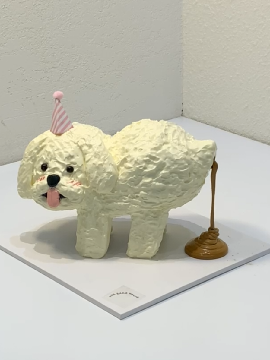 cake anjing pup 😭😭  #dogpoop #dogcake #birthdaycake #jijik #kue #ultah #anjing #pup #dmquest25 #cakedecorating 