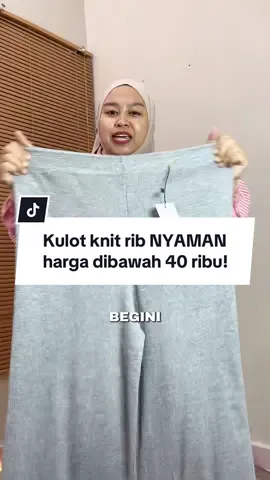 Masih gak habis pikir sih, kok bisa sellernya kasih harga celana semurah ini, menurut aku ini kemurahan sih, masa celana kulot rib secakep dan senyaman ini harganya gak sampe 40 ribu sih?!  Buruan deh kalian co sekarang  sebelum harganya naik! #celanakulotwanita #kulothighwaist #kulotmurah #kulotknit #kulotrib 