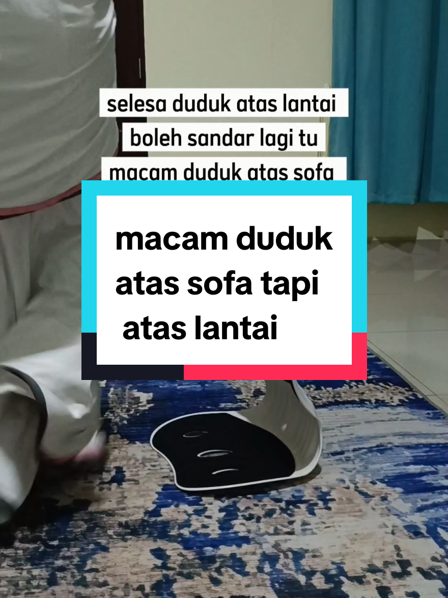 selesa duduk walaupun atas lantai #kerusisupporttulangbelakang #kerusisupportpinggang #kerusiergonomik 