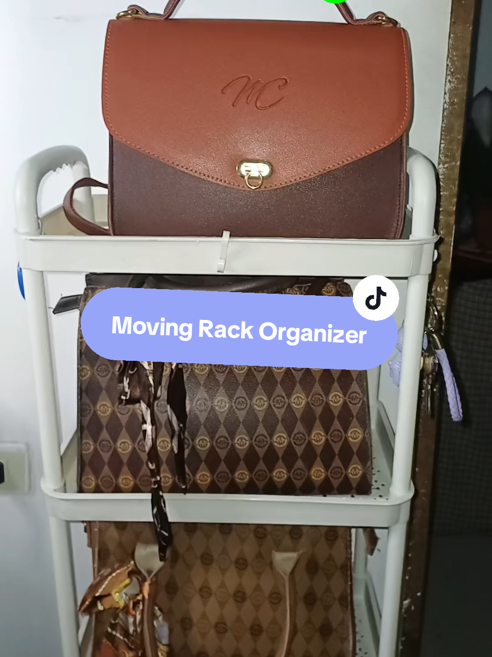 ang linis tignan #organizer #movingorganizer #movingrack #rackorganizer #house #room 