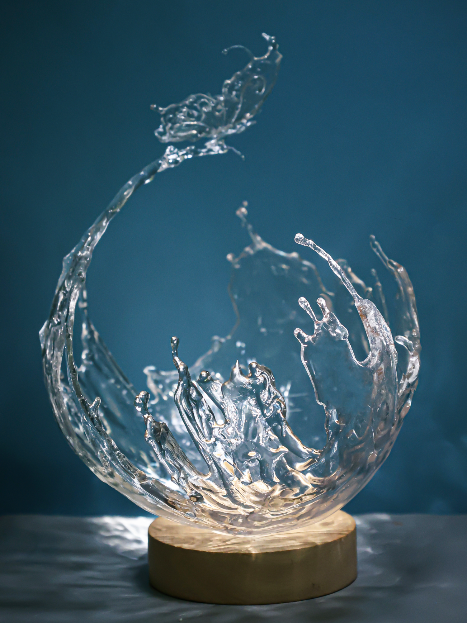 UV resin turns imagination into reality. Comment “I want to try” and I’ll send you the full tutorial! Head to my bio and click the link to get your resin materials. #ResinDIY #UVSplash #UVResin #CreativeCrafts #chakrahealingvibes #Ocean #HeyClear