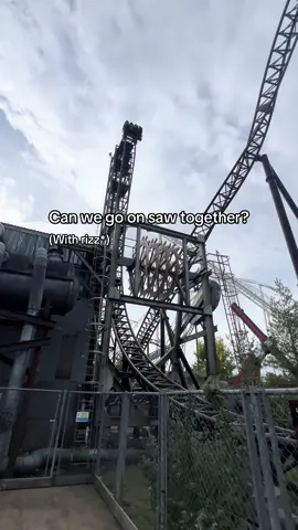Saw is overhated sm and it’s getting out of hand😡  #themepark #amusementpark #merlinannualpass #thorpepark #thorpeparkresort #rollercoaster #sawtheride #saw #sawtheridethorpepark #thrillseeker #thrill 