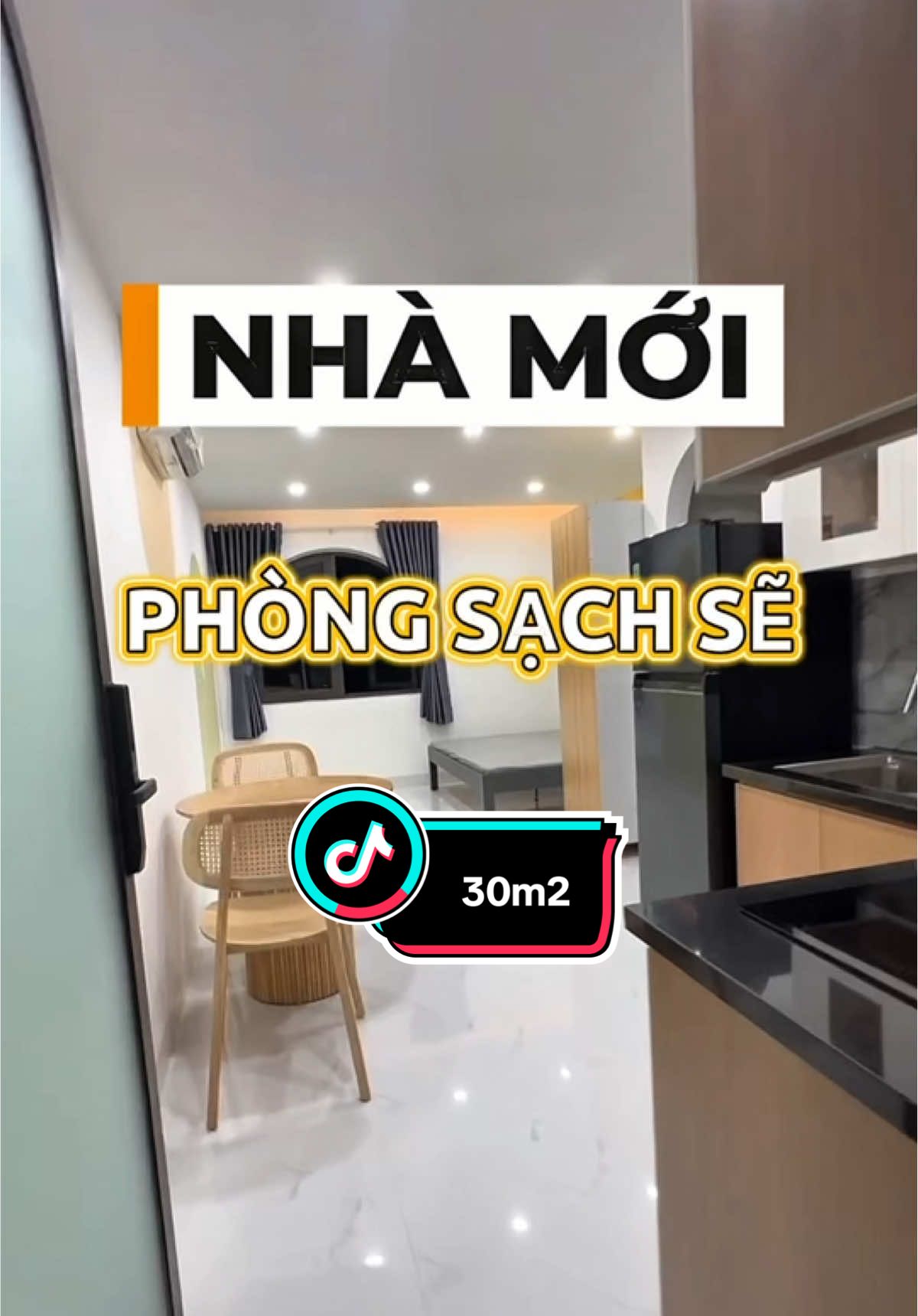 Nhà mới ! Sạch sẽ !#reviewcanhodichvu #xuhuong #chothuecanho #canhodichvu #chdvbinhthanh #căn_Hộ_đẹp #studio #phongstudiochothue 