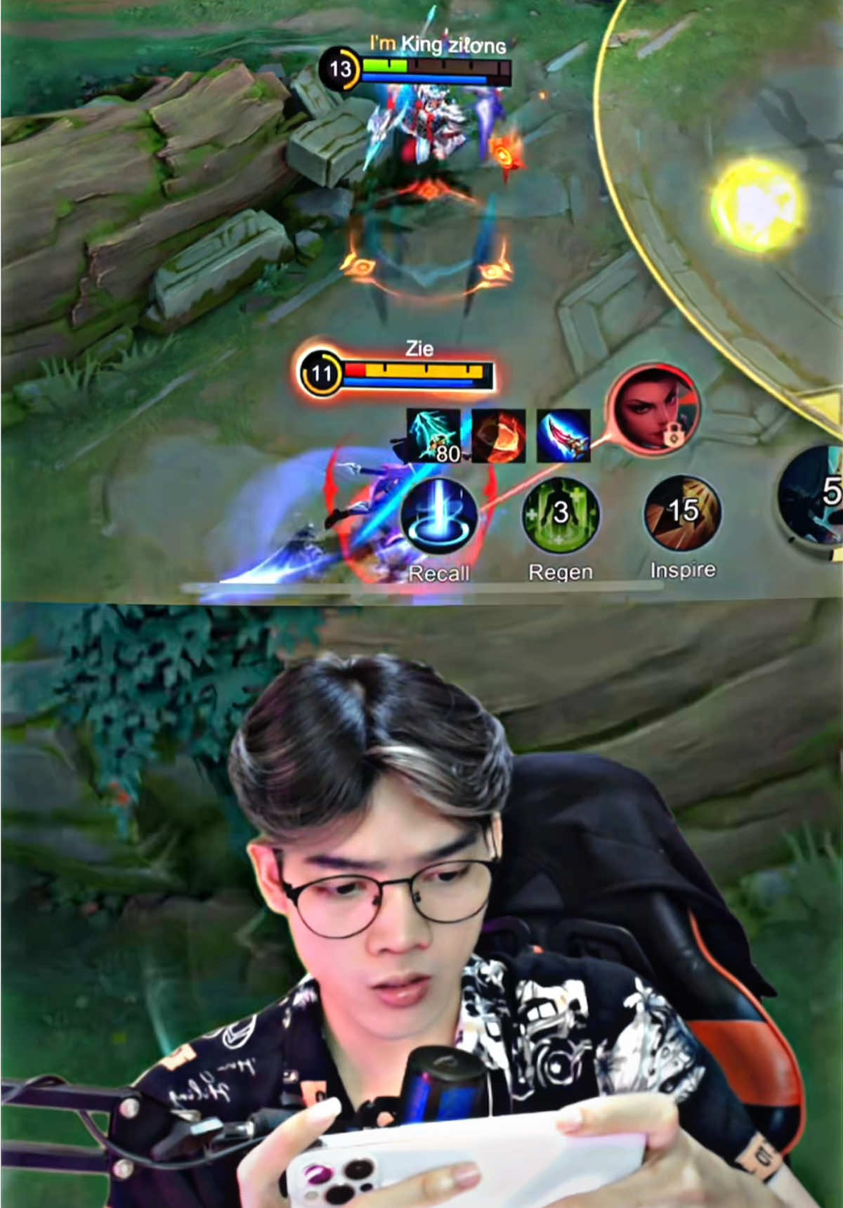 Build savage nya ada di ahir vdio #mlbb #kingzilong #mlbbidbo 
