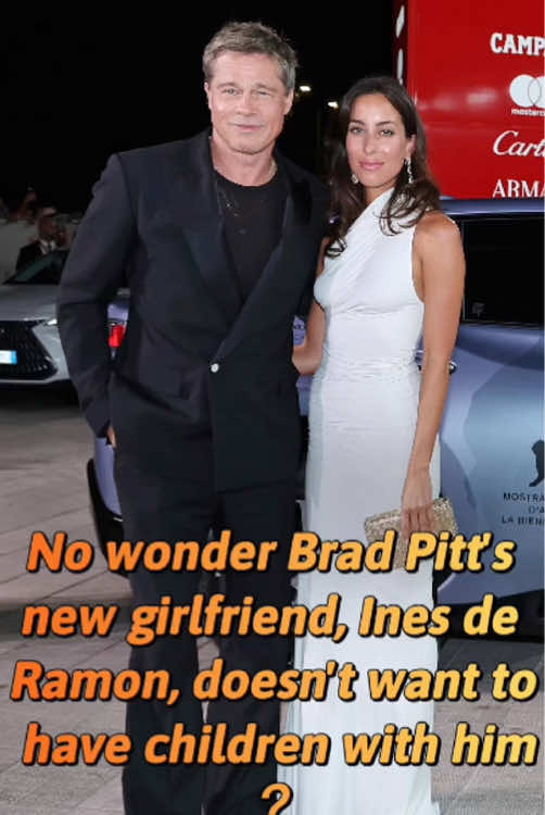 No wonder Brad Pitt's new girlfriend, Ines de Ramon, doesn't want to have children with him. What people haven't realized is that Pitt's daughter is revealing a shocking secret.#celebrities #fyp #viral #bradpitt #ramon 