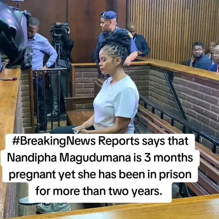 #BreakingNews Reports says that Nandipha Magudumana is 3 months pregnant yet she has been in prison for more than two years. 
