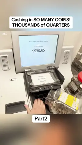 🪙Cashing in SO MANY COINS! THOUSANDS of QUARTERS. P2#tiktok #shop #vending #cash #trifting #coin #money #fpy #trending #viral #trend #viralvideo 