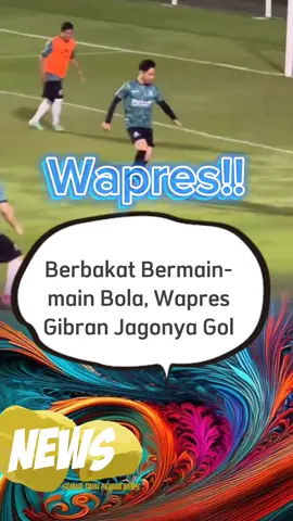Wapres gibran bermain sepak bola. Jagonya gol #gibran #wapres #prabowo #jokowi #viral #bola 