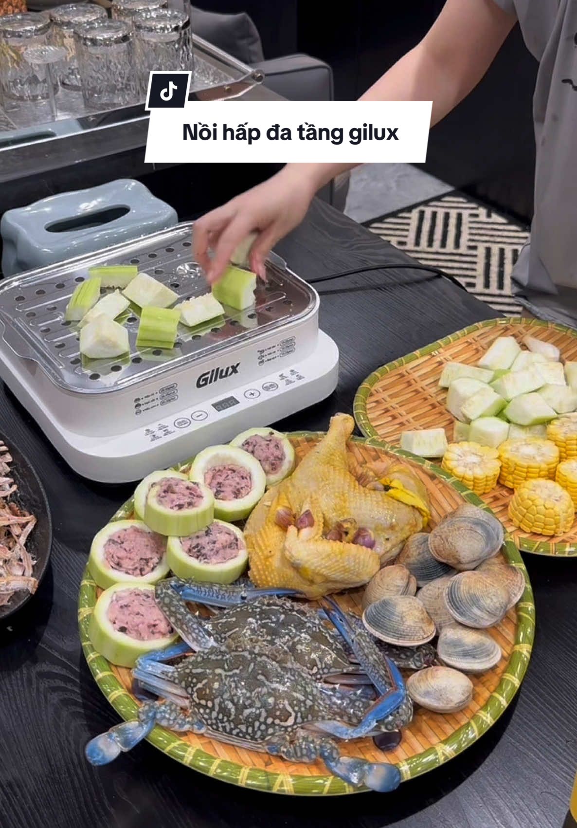 Chán đồ chiến rán thì chuyển sang ăn đồ hấp cho nhẹ nhàng heathy nha, cái nồi hấp có tận 3 tầng nên hấp đc nhiều đồ lắm ý. #trendingvideo #capcut #nghiennha #nauan #review #gilux #noihap3tang #noihapgilux 