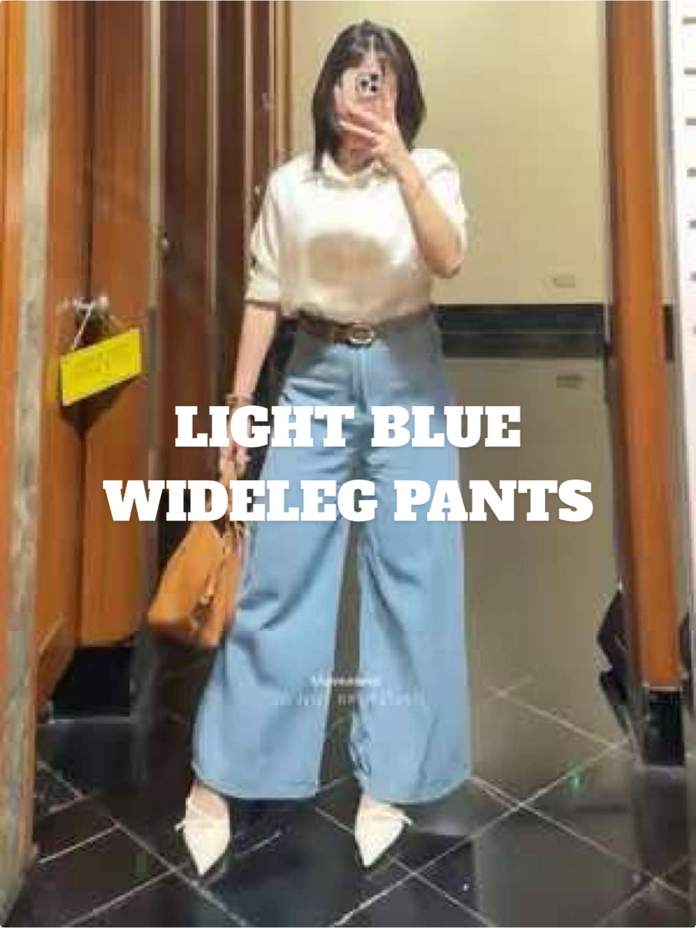 best fit for small girlies like me huhu 😭🤍  #widelegpants #wideleg #affordablefashion #TikTokFashion 