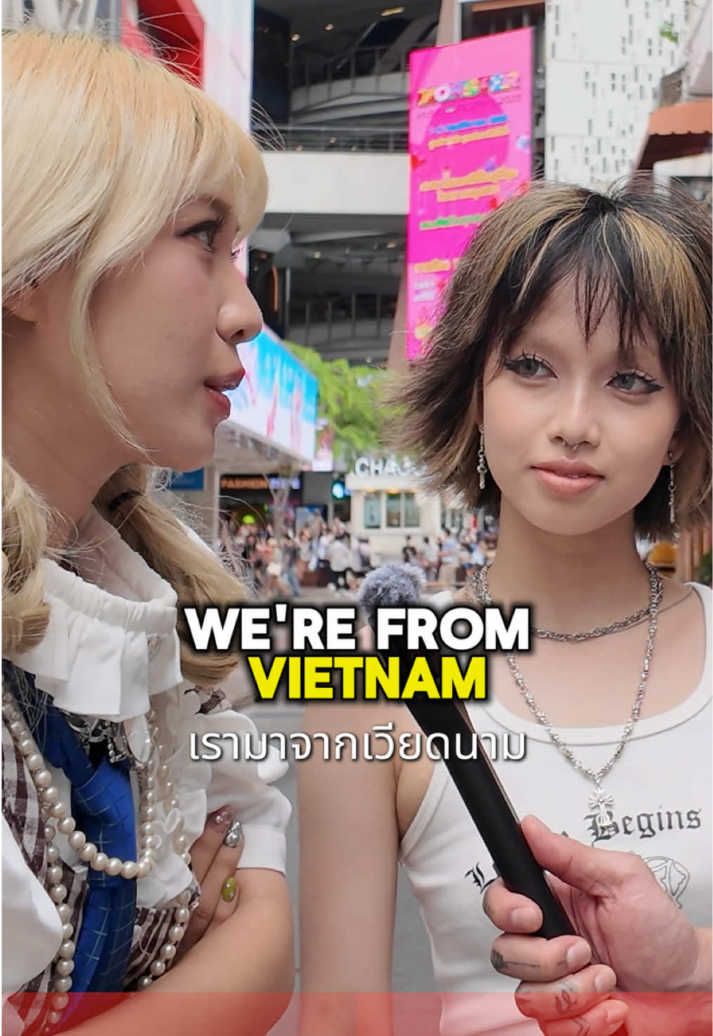 ‘Thu’ & ‘Linh’ from Vietnam - Part 1  #bangkok #thailand #thailand🇹🇭 