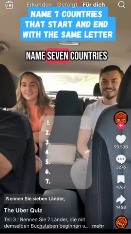 Its actually not that easy! #uber #uberquiz #countries #austria #africa #america #asia #australia #austria