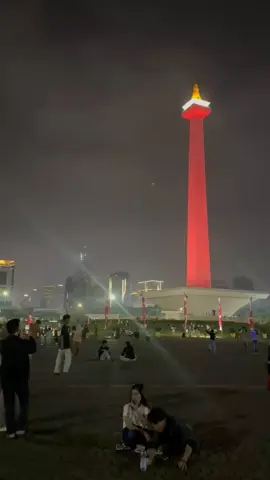 Monumen Nasional ( Monas) #monas #jakarta #hutjakarta497 #fypシ゚viral #malamminggu 