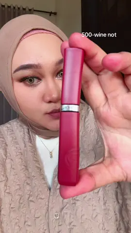 Shade 500-wine not #lorealinfalible #lorealparis #liquidlipstick #loreal #lipmatteviral #lipmattemurah #liquidlipstickloreal #lorealinfalliblelipstick 