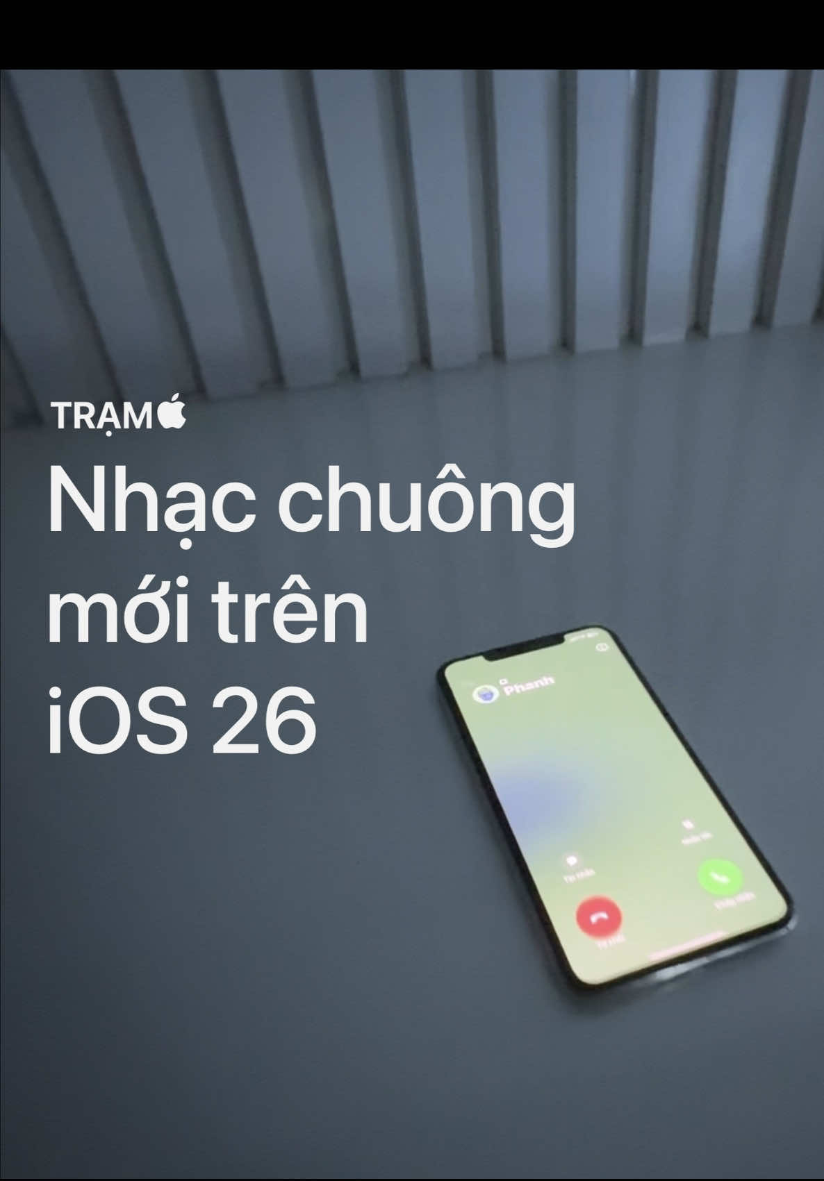 Sau 7 năm, cuối cùng máy cũng đã có nhạc chuông mới 😍🤷‍♂️ #xuhuong #tramapple #foryou #ios26 #apple #ringtone #fyp #foryou 