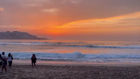 un sunset bonito en san juan🌅 #coruña #sanjuan 