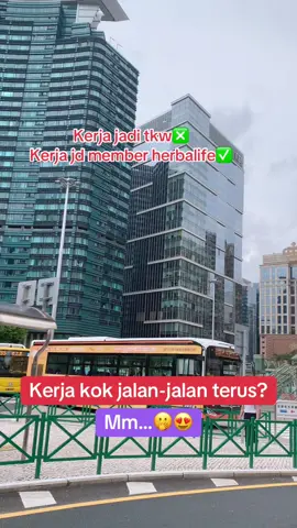 Paling enak kerja,belajar sambil jalan-jalan… beuuh mantap kali.. #jalanjalandimakau#hiburanhabisbelajar#kerjadiherbalife#perusahaannutrisinomersatudidunia ❤️