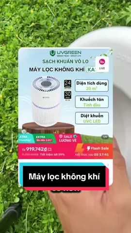 Ngủ chung với bụi mà không biết? Tui từng như vậy cho tới khi xài em máy lọc không khí UV Green này! #giadungtienich  #UVGreen #maylockhongkhi 