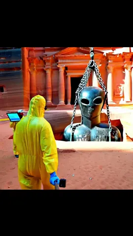 Scientists Discover Buried City Under Petra Holding Alien-Like Relics and Mysterious Ancient Technology! Leaked footage. #PetraDiscovery #petra #petrasecrets #hiddenhistory #conspiracy #secrethistory #aliens #lostcity #ancientadvancedtechnology #relics #ruins #mystery #annunaki #sybervisions_ 