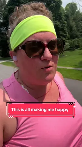 I’m happy #run #Running #runner #keepshowingup #runtok #fyp #slowrunner #runningmotivation #beginnerrunner #vermont #Summer #happiness #longrun @CoachBennett 