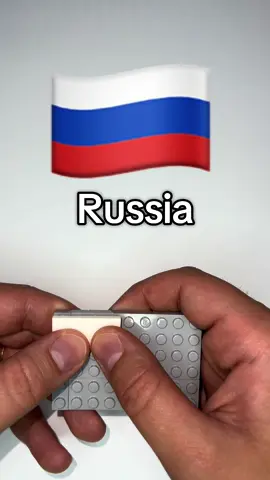Lego Russia flag #moscow #saintpetersburg #russian 