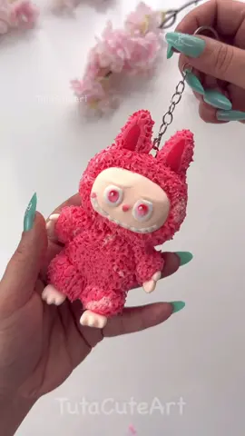 DIY Labubu keychain  #labubu #DIY #craft #diycraft #handmade #tutacuteart 