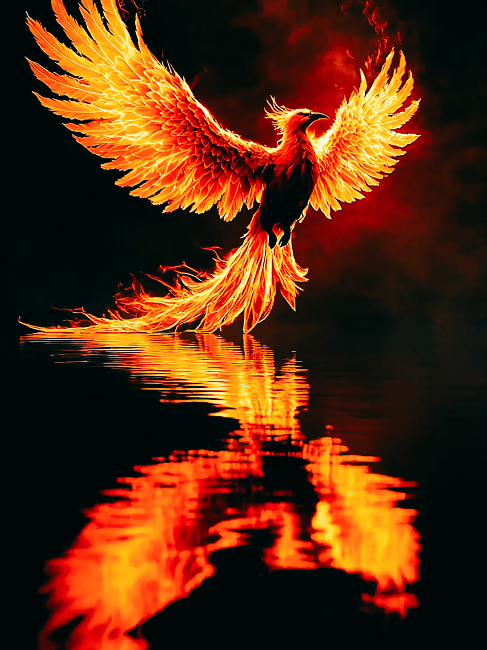 It’s not just a bird… it’s a phoenix  🐦‍🔥 🔥Witness the myth ignite before your eyes .This 4K live wallpaper will set your screen on fire🔥🐦‍🔥 #creatorsearchinsights #livewallpaper #livewallpapers #4klivewallpaper #phoenix #firebird #fire #power #myth #nature #animal #aiart #fyp #fyi 