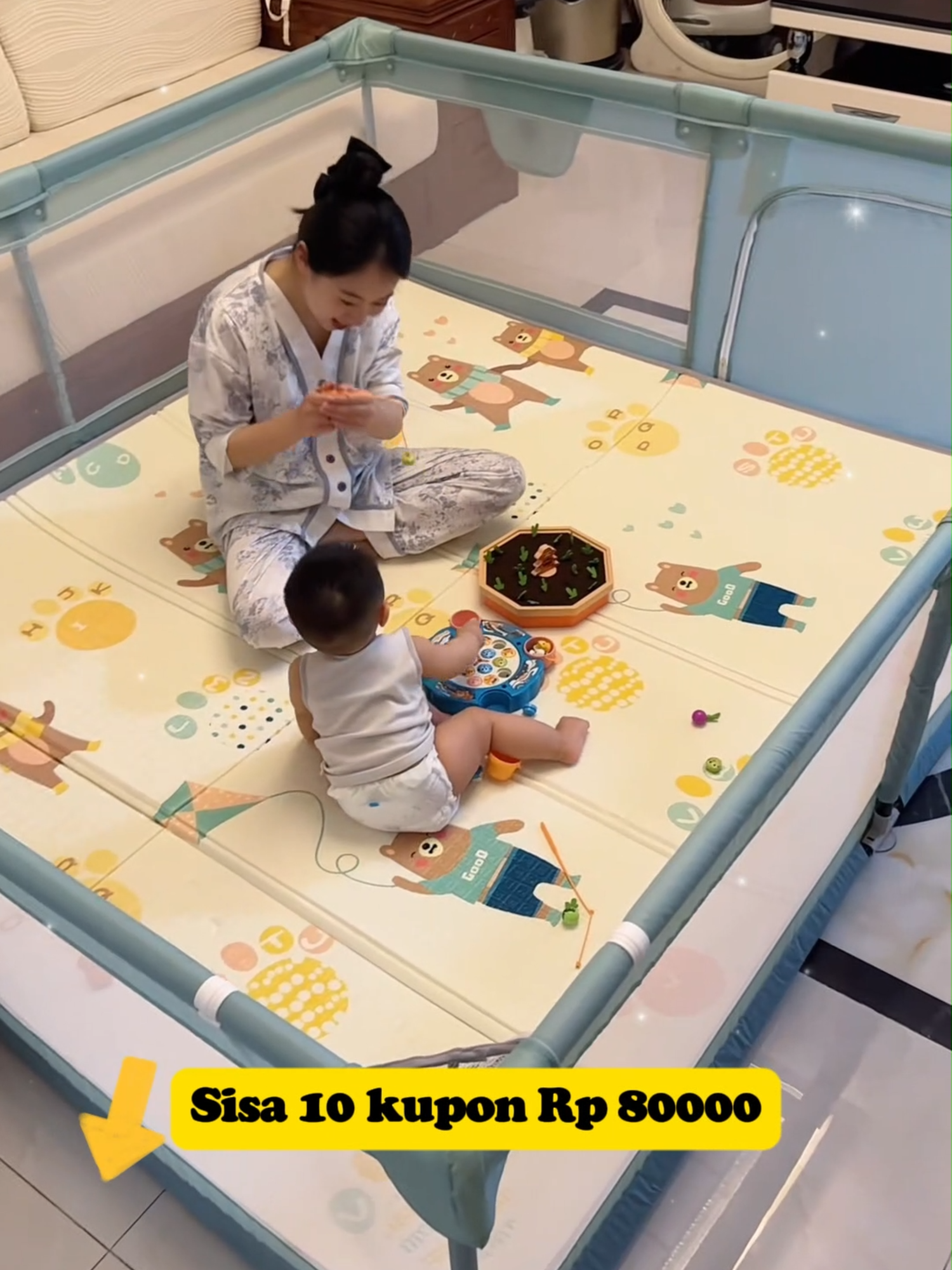 Apakah Anda khawatir anak akan terjatuh atau terluka saat merayap di rumah? #Bayi#Pagar Bermain Anak#Kesehatan Anak#Keamanan Anak#Keluarga#Permainan#Waktu Bersama Orang Tua dan Anak#pagaranakbermain #babyplaypen#setpagarbayi#tiktokshop