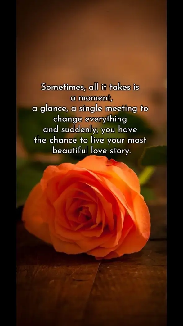 A poetic reflection on how love can blossom in an instant a single glance or unexpected meeting has the power to transform your life and open the door to a beautiful, unforgettable love story. #FYP #Lovestory #Love #LovePassion 